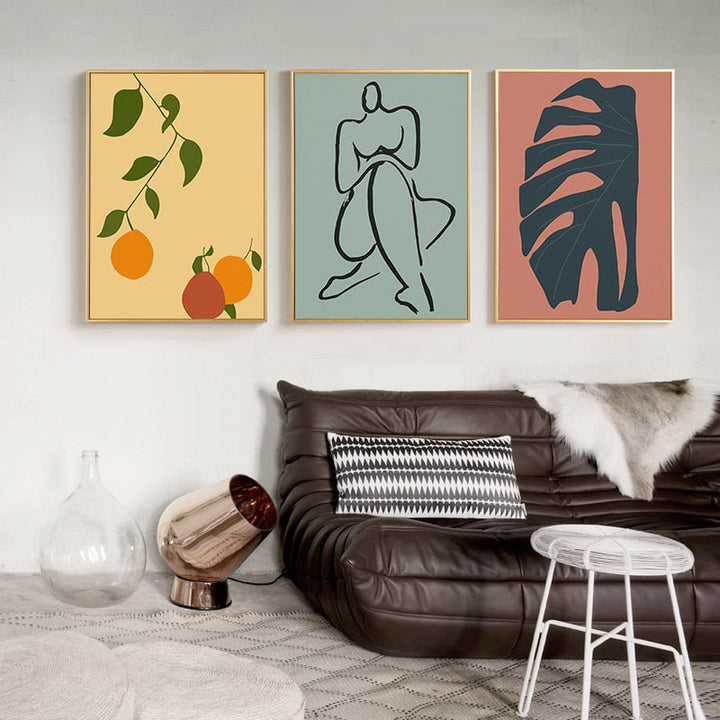 Scandinavia Abstract Still Life - Canvas Wall Art Painting | Bowlift