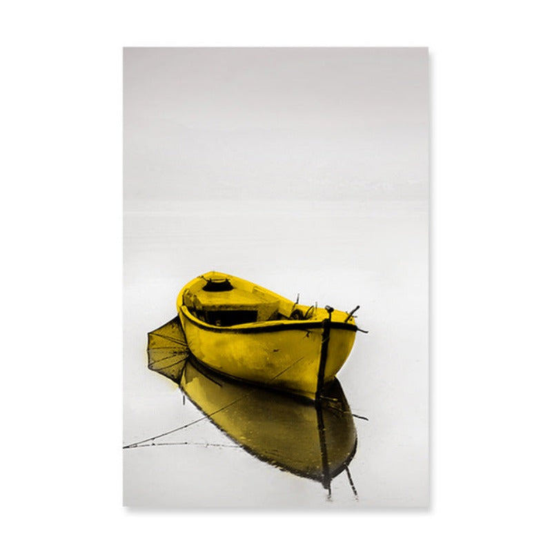 Moods Of Yellow - Canvas Wall Art Painting | Bowlift