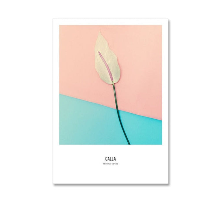 Modern Pink Fashion Love Live Laugh Rose - Canvas Wall Art Painting | Bowlift