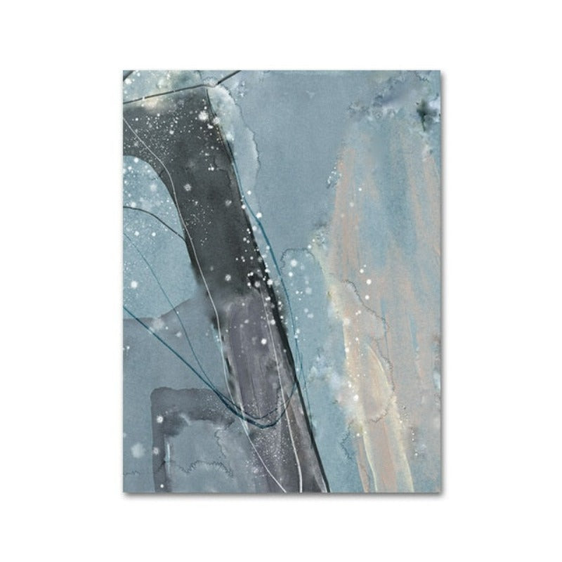 Nordic Marble - Canvas Wall Art Painting | Bowlift