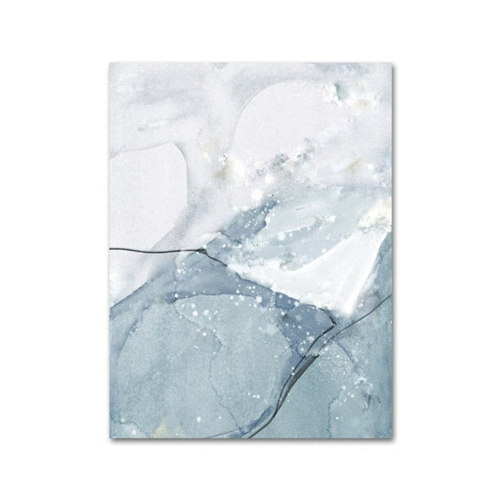 Nordic Marble - Canvas Wall Art Painting | Bowlift