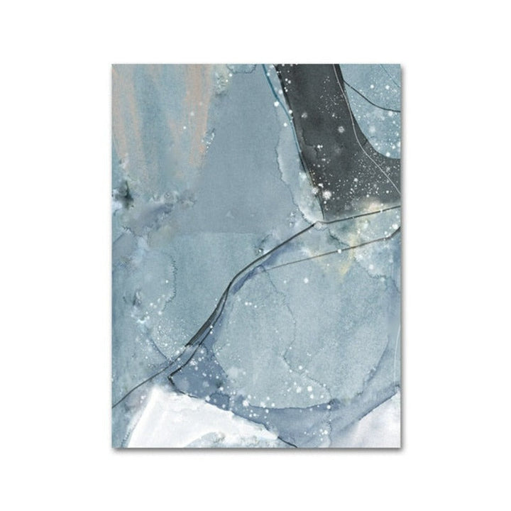 Nordic Marble - Canvas Wall Art Painting | Bowlift