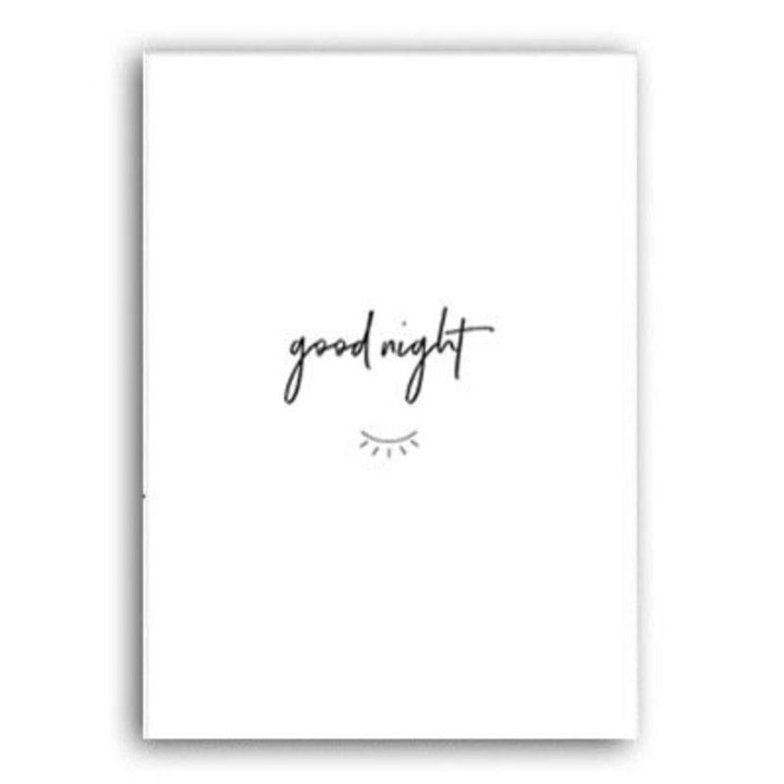 Good Morning And Good Night Eyes - Canvas Wall Art Painting | Bowlift
