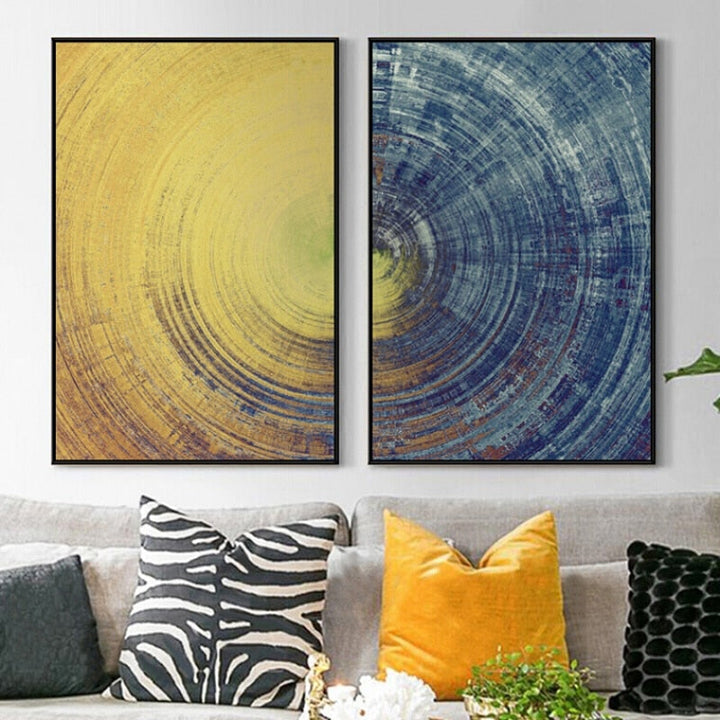 Deep Circles - Canvas Wall Art Paintings | Bowlift