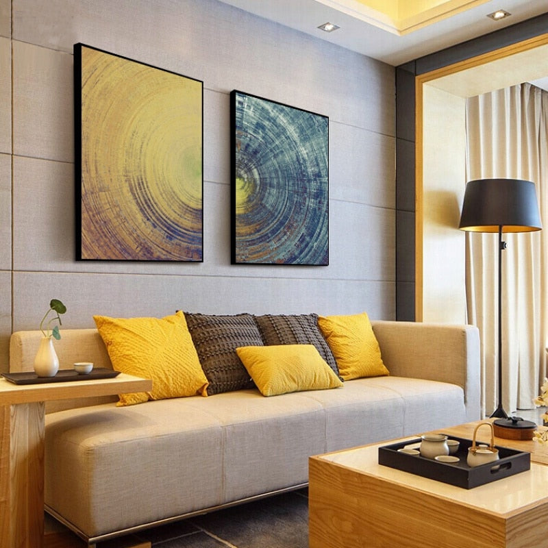 Deep Circles - Canvas Wall Art Paintings | Bowlift
