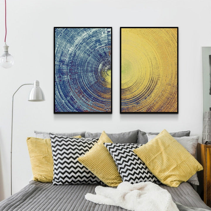 Deep Circles - Canvas Wall Art Paintings | Bowlift