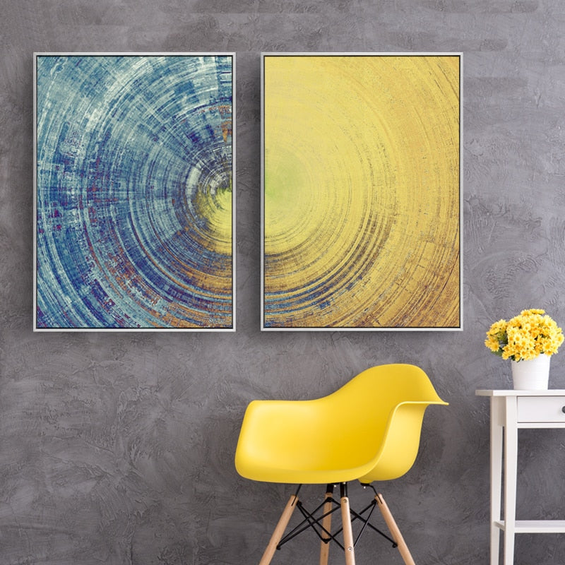 Deep Circles - Canvas Wall Art Paintings | Bowlift