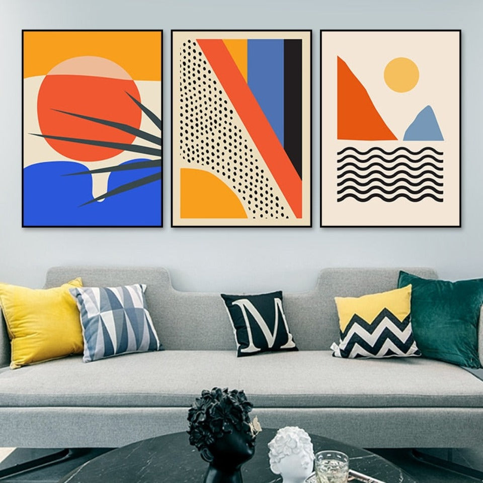 Random Moods In Day - Canvas Wall Art Painting | Bowlift