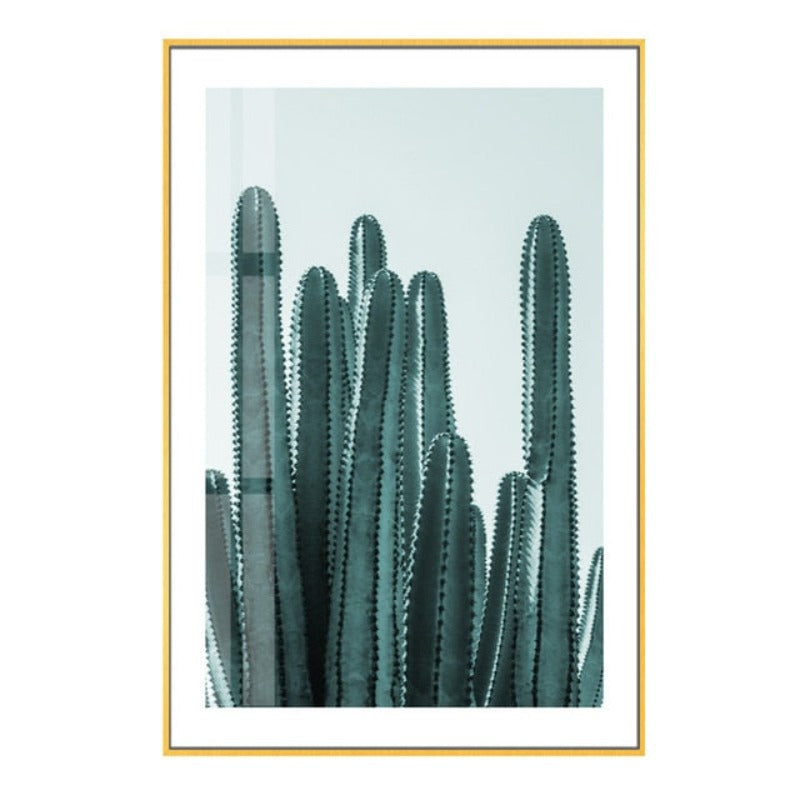 Mint Green Pineapple Plants Prints Nordic Wall Art  - Canvas Wall Art Painting | Bowlift