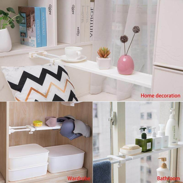 BowLift | No-Drill Adjustable Kitchen Cabinet Organizer Rack