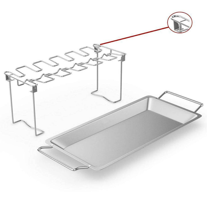 BowLift | Stainless Steel Chicken Wing Rack