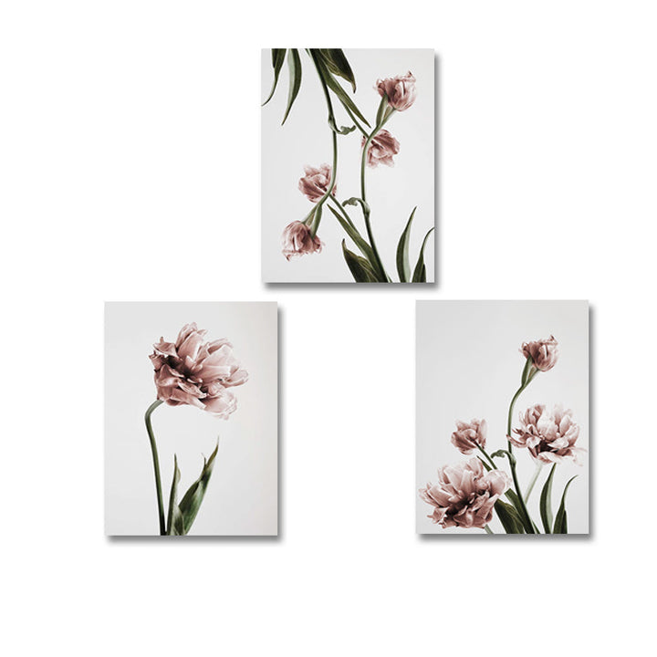 Modern Tulip Flower Prints Wall Art - Canvas Wall Art Painting | Bowlift