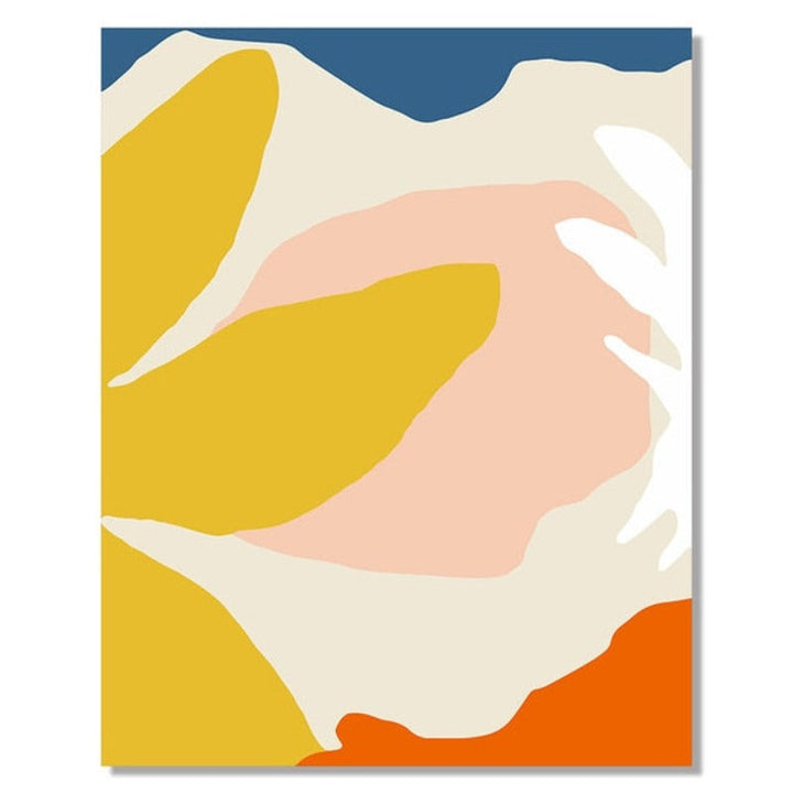 Abstract Scandinavia Colorful Gallery - Canvas Wall Art Painting | Bowlift