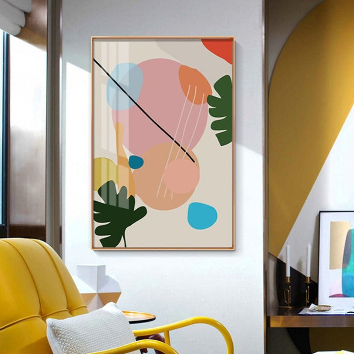 Abstract Scandinavia Colorful Gallery - Canvas Wall Art Painting | Bowlift