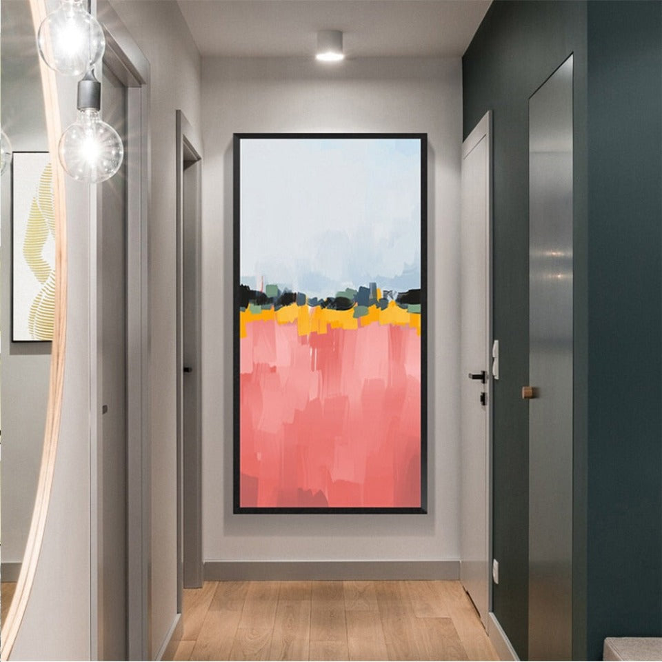 Rolled Out Colors - Canvas Wall Art Painting | Bowlift