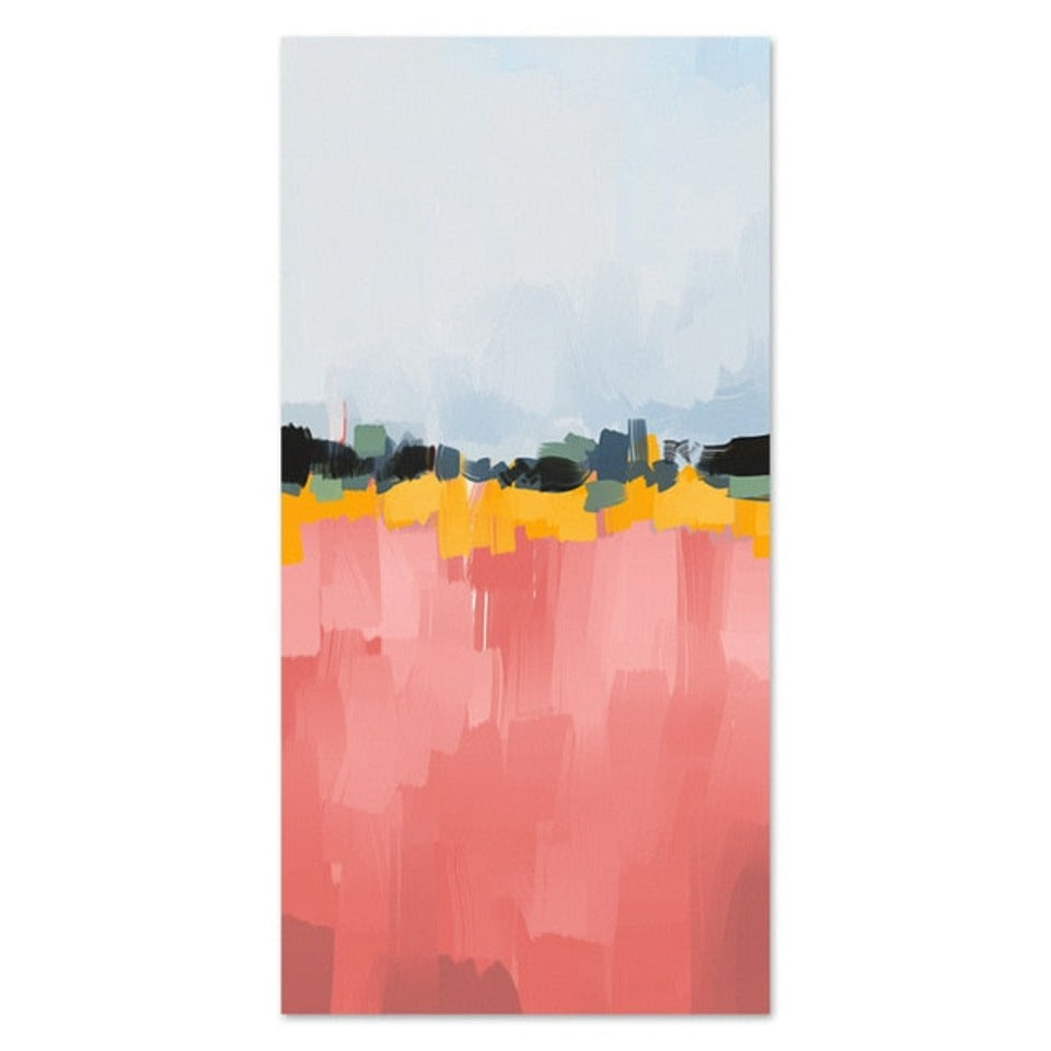 Rolled Out Colors - Canvas Wall Art Painting | Bowlift