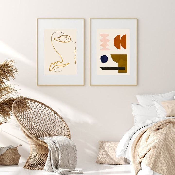 Abstract Scandinavia - Canvas Wall Art Painting | Bowlift