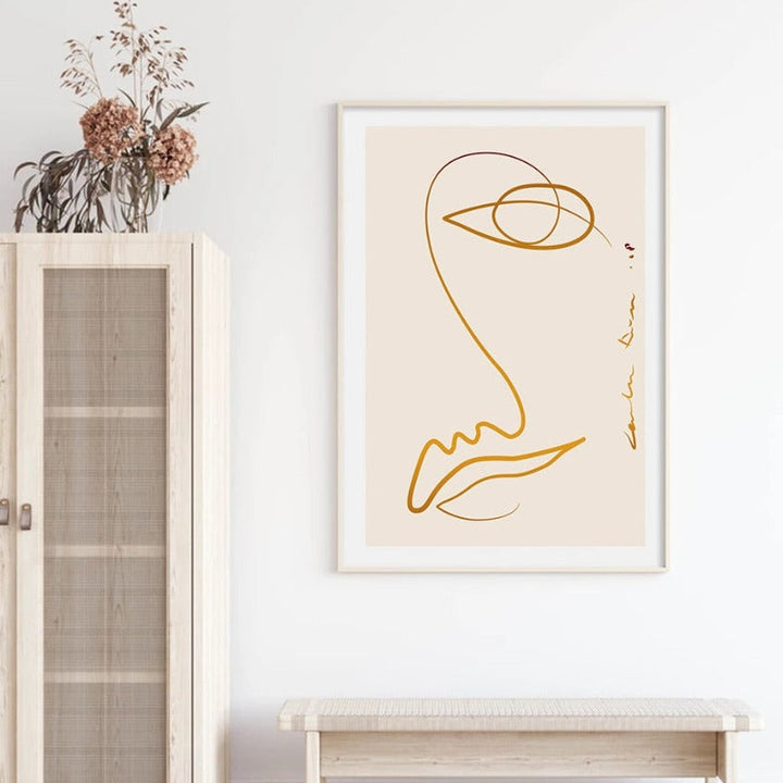 Abstract Scandinavia - Canvas Wall Art Painting | Bowlift