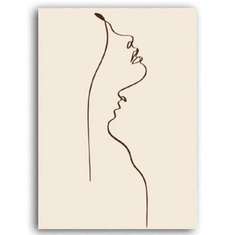 Abstract Scandinavia - Canvas Wall Art Painting | Bowlift