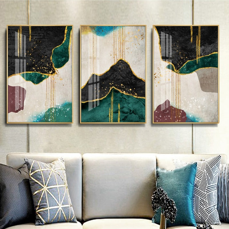 Gold Is Elegance - Canvas Wall Art Painting | Bowlift