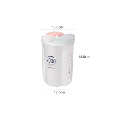 BowLift | Kitchen Transparent Flower Sealed Storage Tank