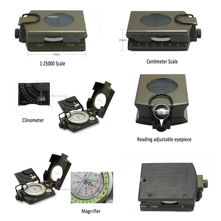 Army Guide Multi-Purpose Compass | Bowlift