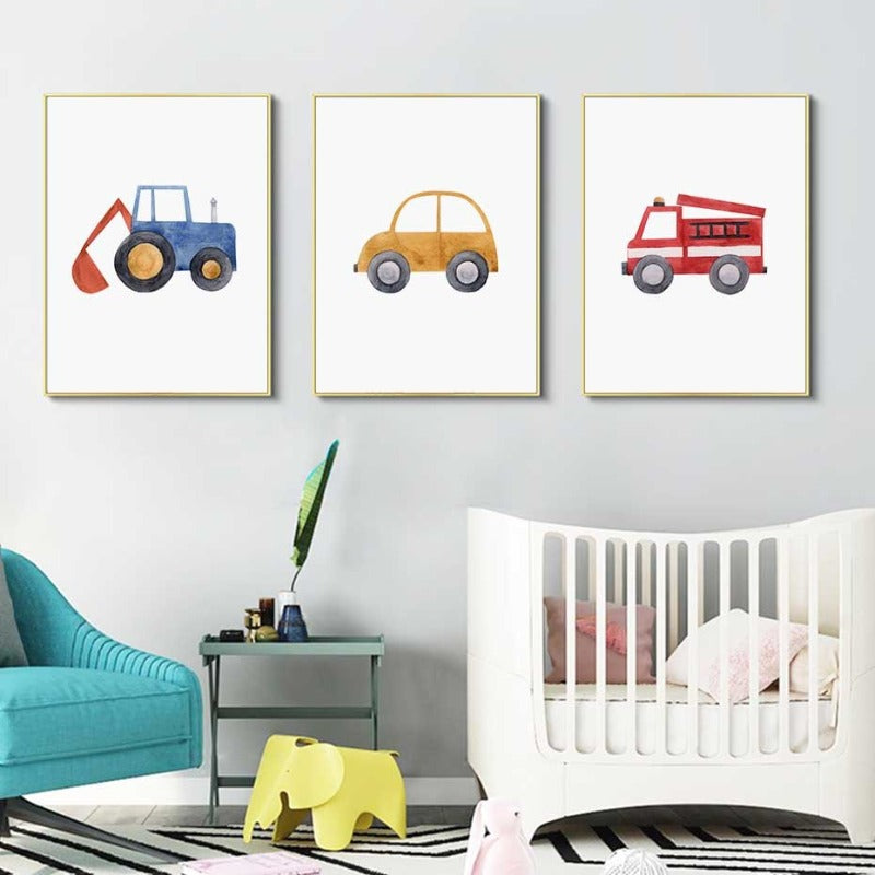 Baby Travels - Canvas Wall Art Painting | Bowlift