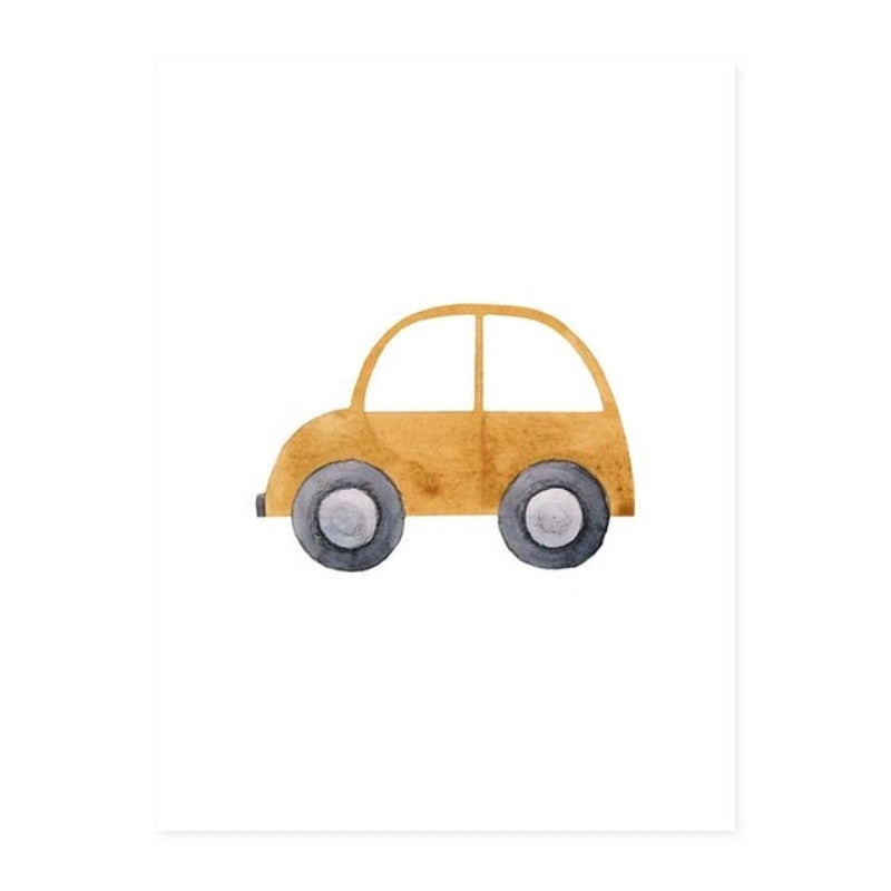 Baby Travels - Canvas Wall Art Painting | Bowlift