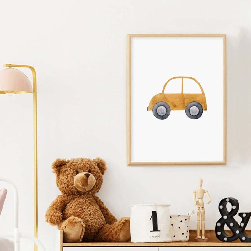 Baby Travels - Canvas Wall Art Painting | Bowlift