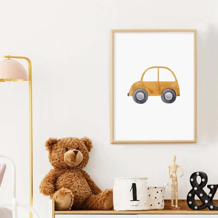Baby Travels - Canvas Wall Art Painting | Bowlift
