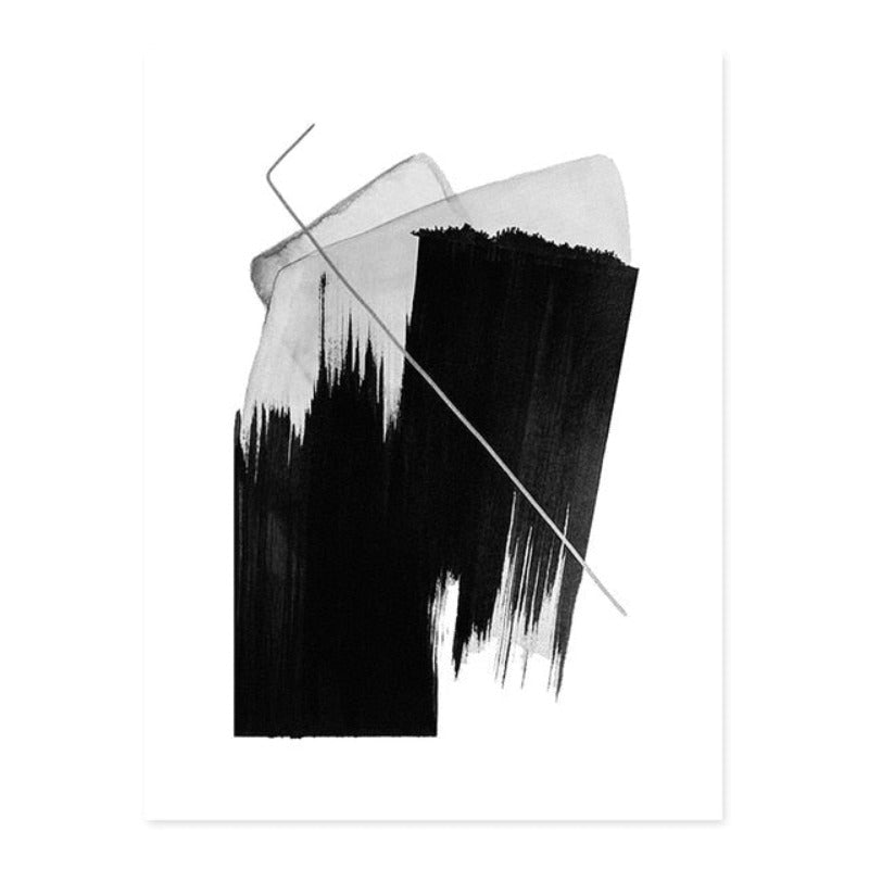Black White Wall Art - Canvas Wall Art Painting | Bowlift