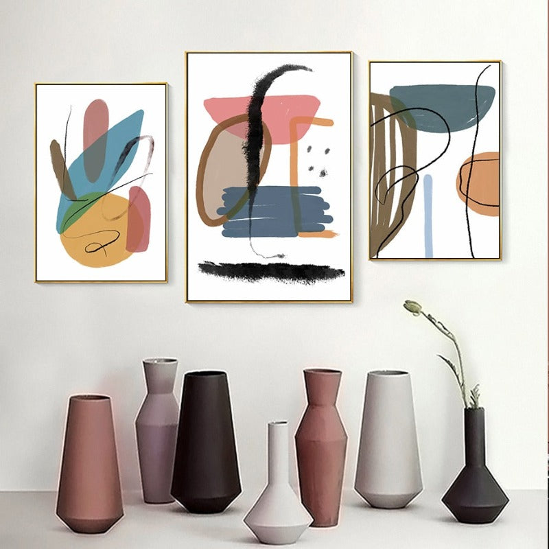 Brush Strokes - Canvas Wall Art Painting | Bowlift