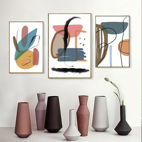 Brush Strokes - Canvas Wall Art Painting | Bowlift