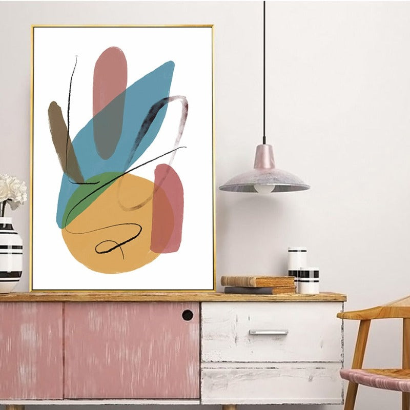 Brush Strokes - Canvas Wall Art Painting | Bowlift