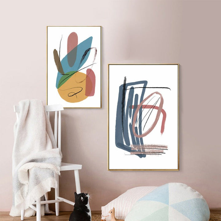 Brush Strokes - Canvas Wall Art Painting | Bowlift