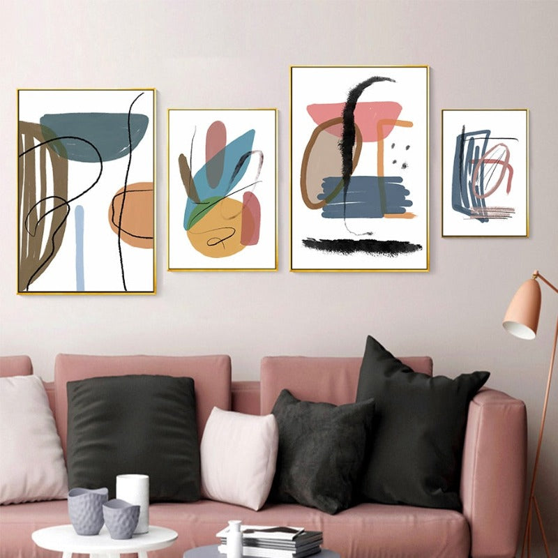 Brush Strokes - Canvas Wall Art Painting | Bowlift