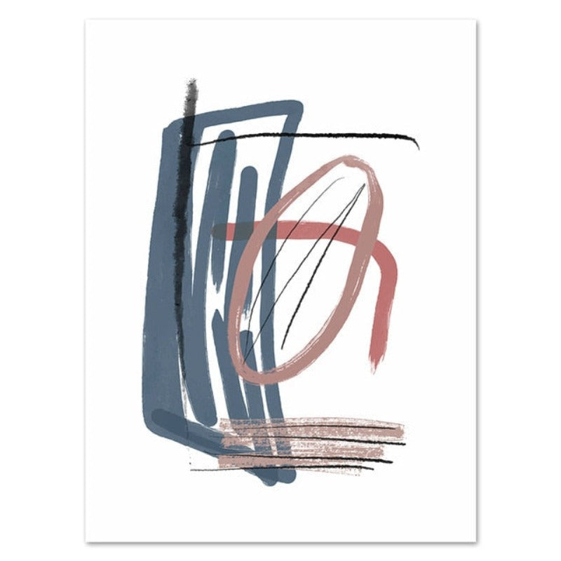 Brush Strokes - Canvas Wall Art Painting | Bowlift