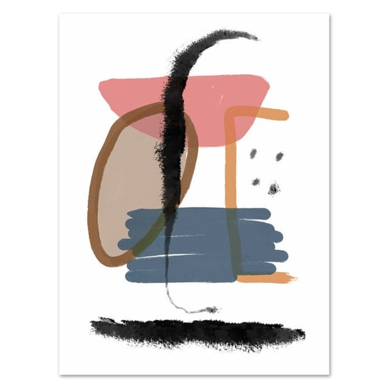 Brush Strokes - Canvas Wall Art Painting | Bowlift