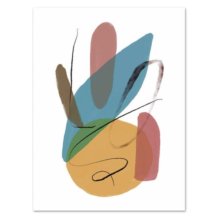 Brush Strokes - Canvas Wall Art Painting | Bowlift