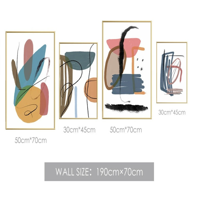 Brush Strokes - Canvas Wall Art Painting | Bowlift
