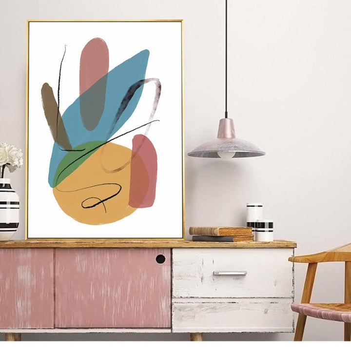 Brush Strokes - Canvas Wall Art Painting | Bowlift