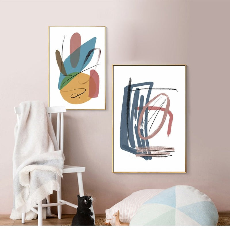 Brush Strokes - Canvas Wall Art Painting | Bowlift