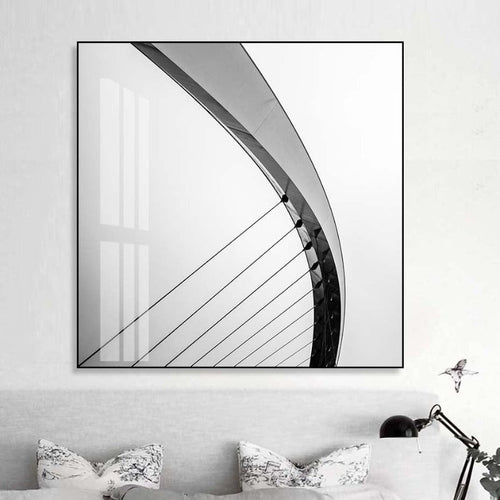 HD Bridge WirePictures - Canvas Wall Art Painting | Bowlift