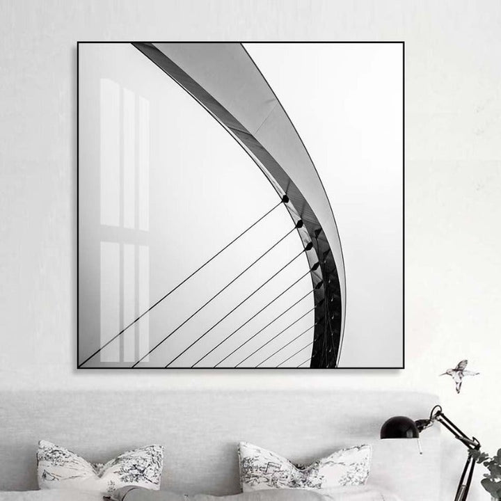 HD Bridge WirePictures - Canvas Wall Art Painting | Bowlift