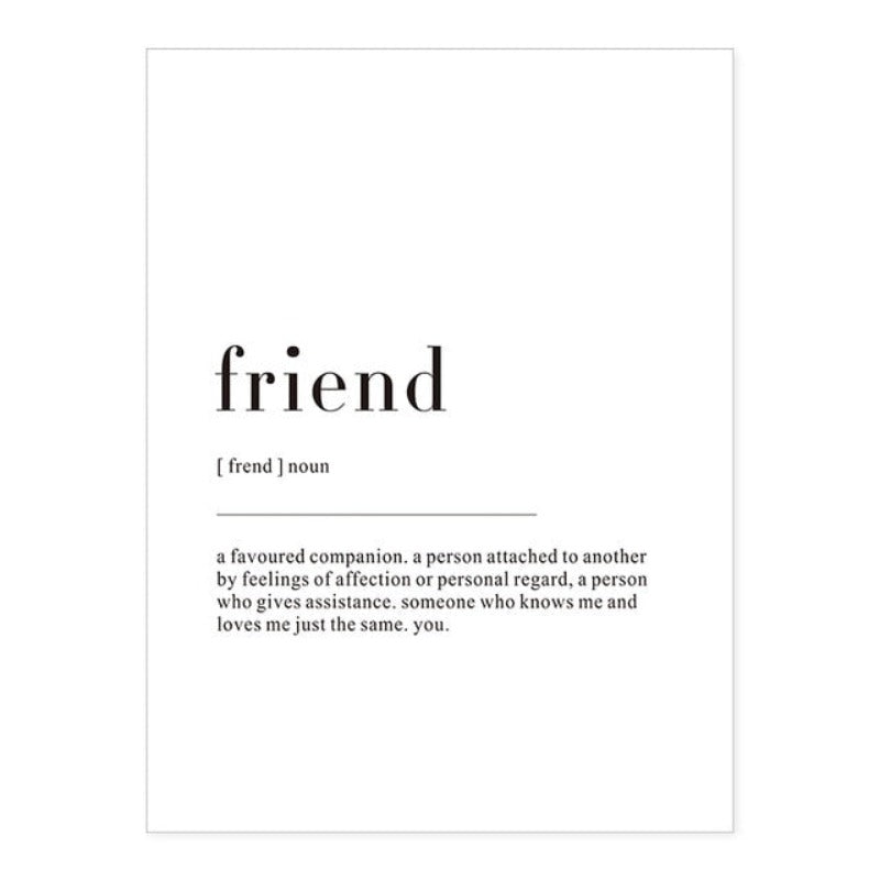 Minimalist Dream Life Definition Quotes - Canvas Wall Art Painting | Bowlift