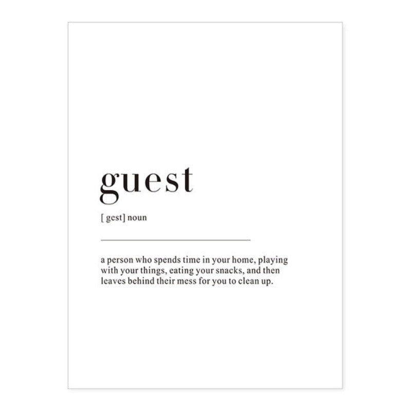 Minimalist Dream Life Definition Quotes - Canvas Wall Art Painting | Bowlift