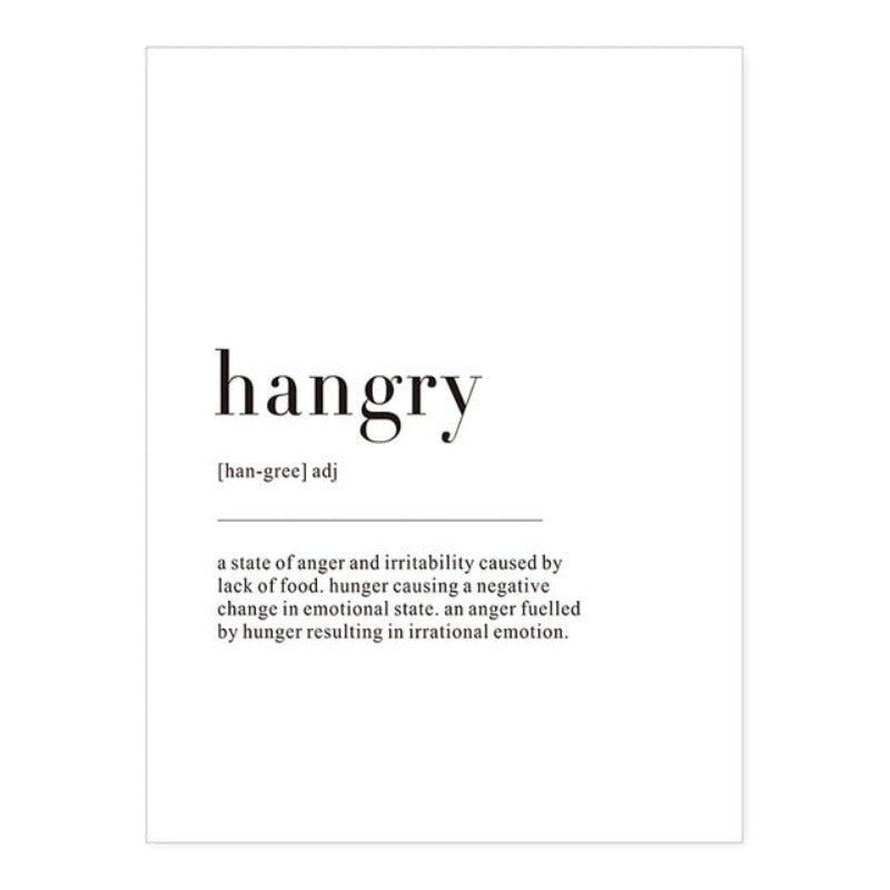 Minimalist Dream Life Definition Quotes - Canvas Wall Art Painting | Bowlift