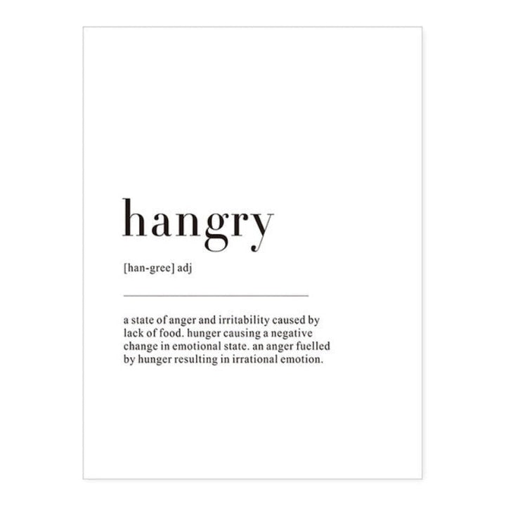 Minimalist Dream Life Definition Quotes - Canvas Wall Art Painting | Bowlift