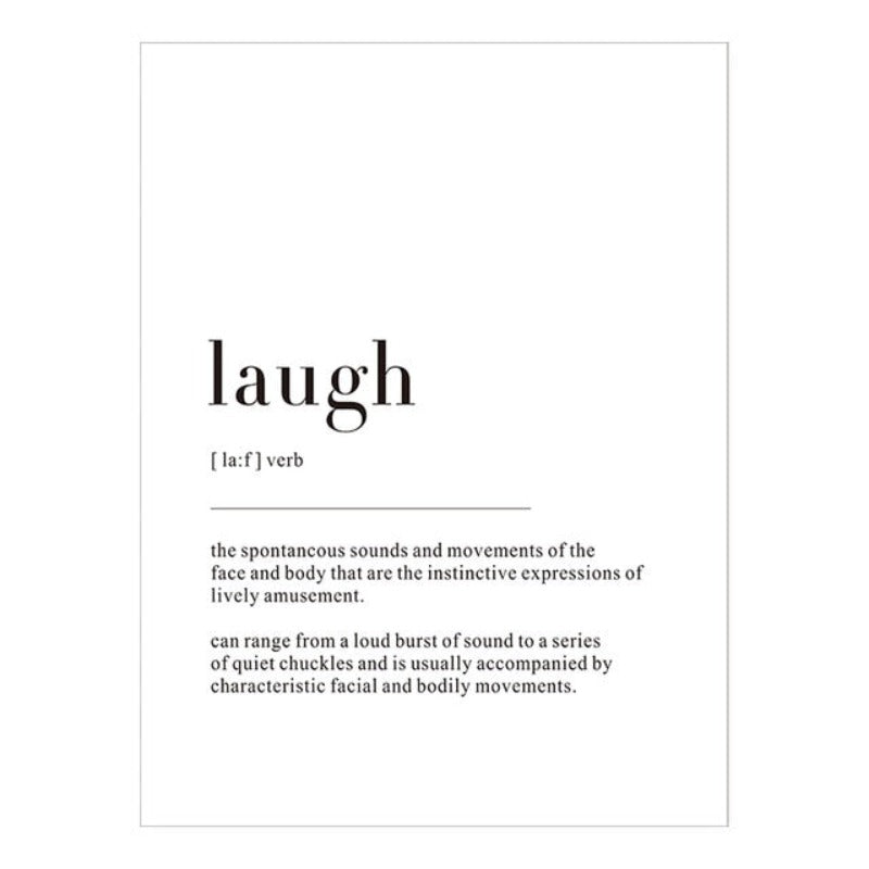 Minimalist Dream Life Definition Quotes - Canvas Wall Art Painting | Bowlift