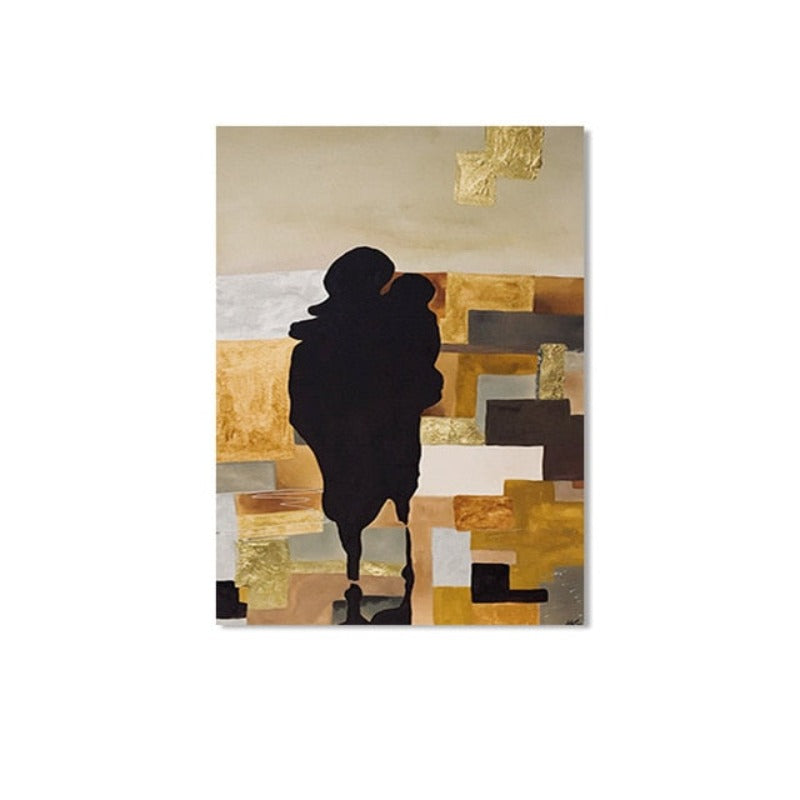 Shadows In City - Canvas Wall Art Painting | Bowlift